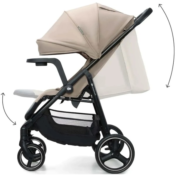 Фото - Коляска прогулочная Kinderkraft Trig 3 Tray Beige (KSTRIG03BEG000T)
